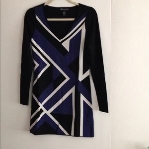 INC  colorblock sweater